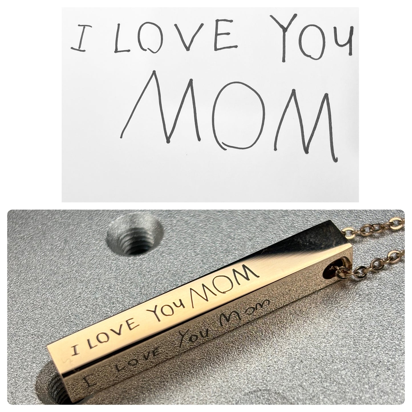 Personalized Necklace with Handwriting