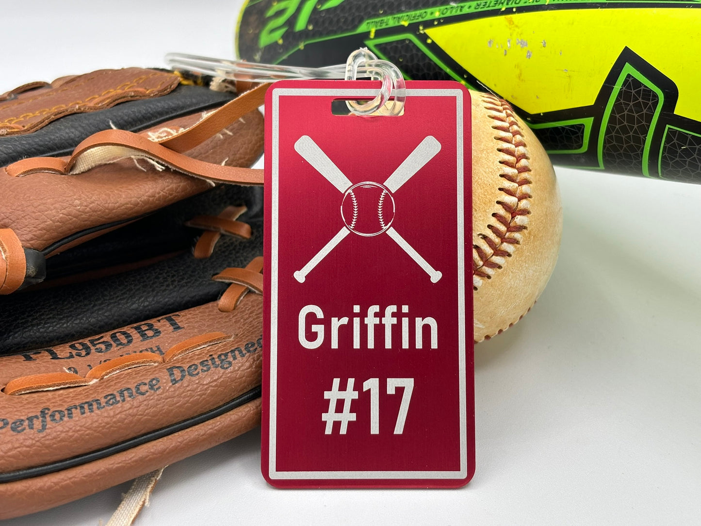 Aluminum Sports Bag Tag