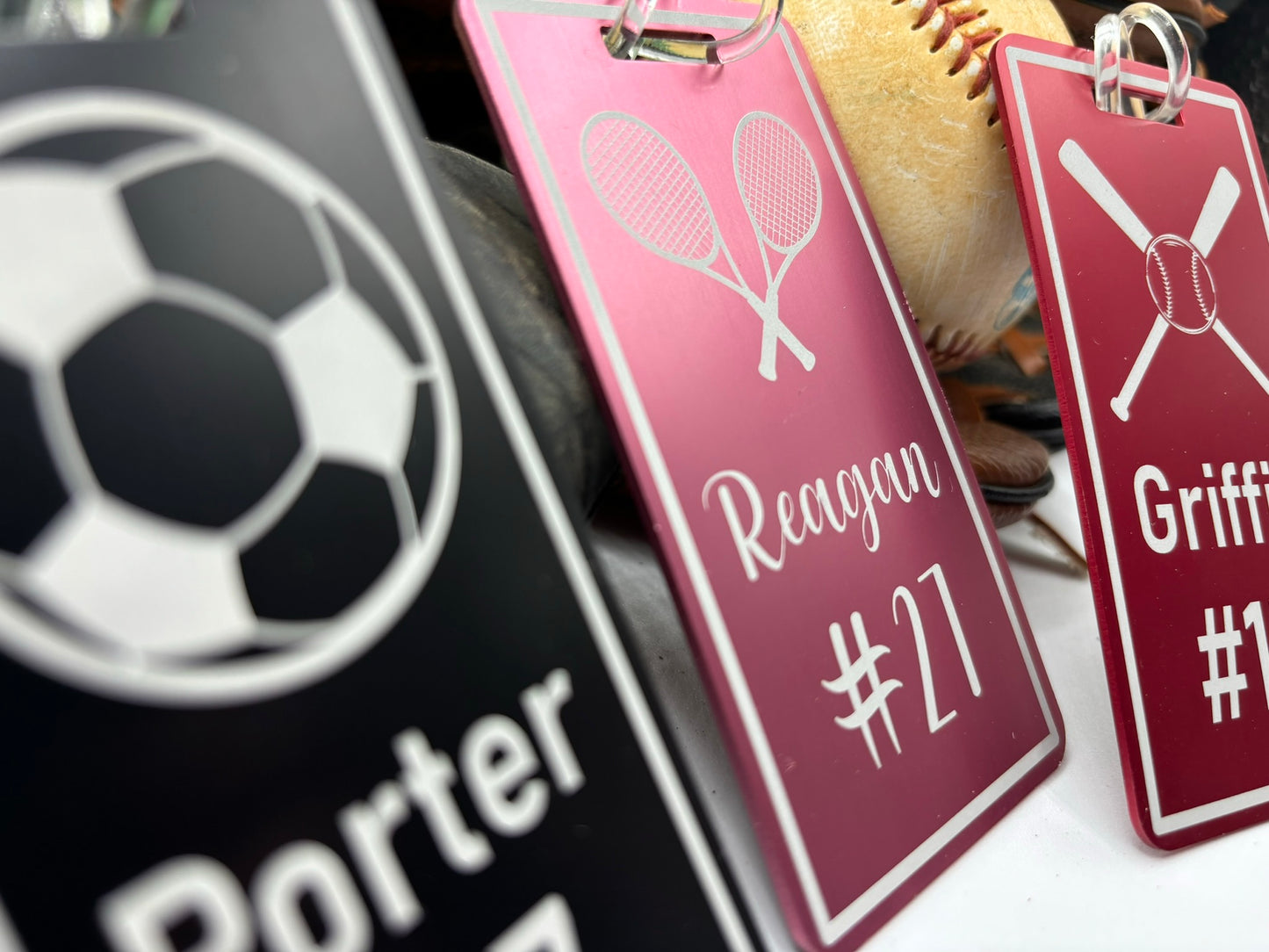 Aluminum Sports Bag Tag