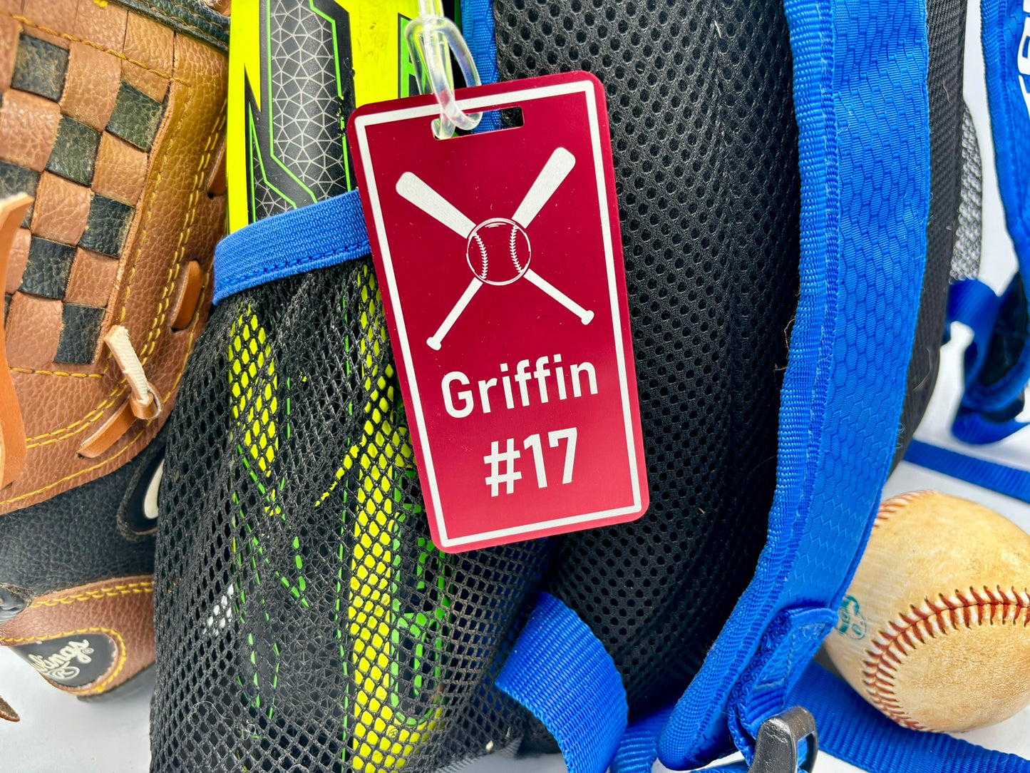 Aluminum Sports Bag Tag