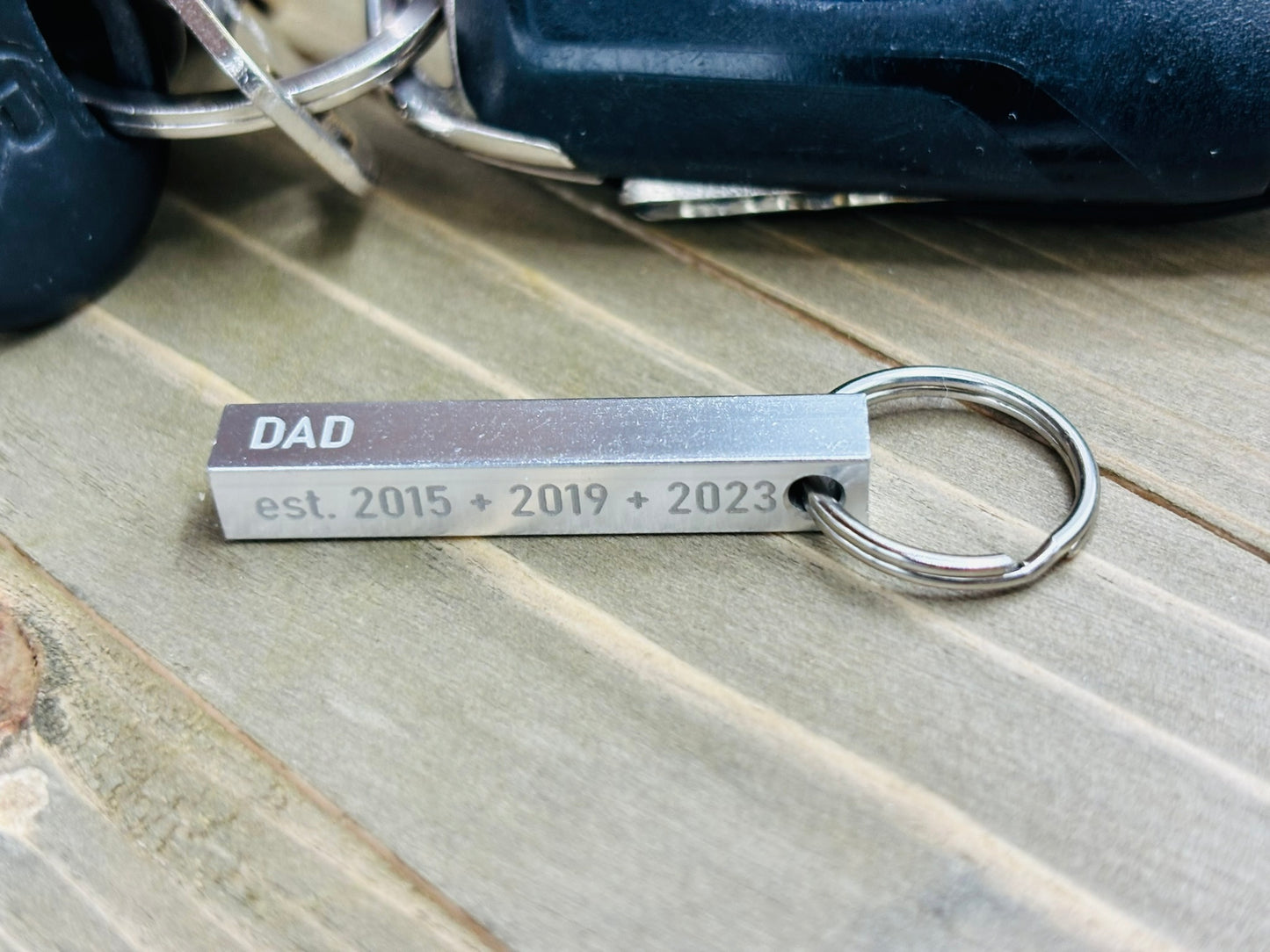 Personalized Keychain, Aluminum bar