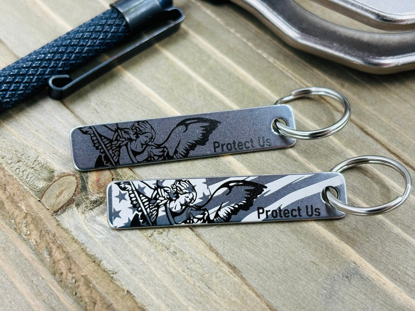 Police Badge Keychain