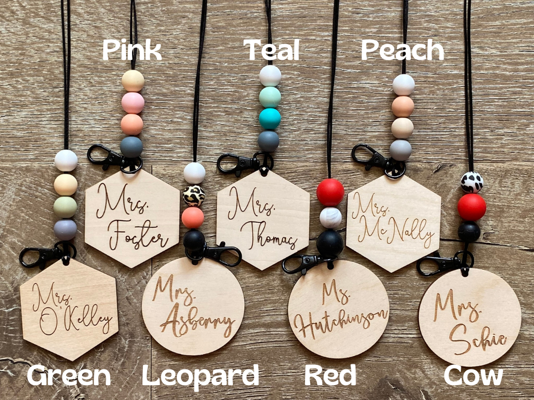 Personalized Teacher Lanyard