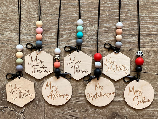 Personalized Teacher Lanyard