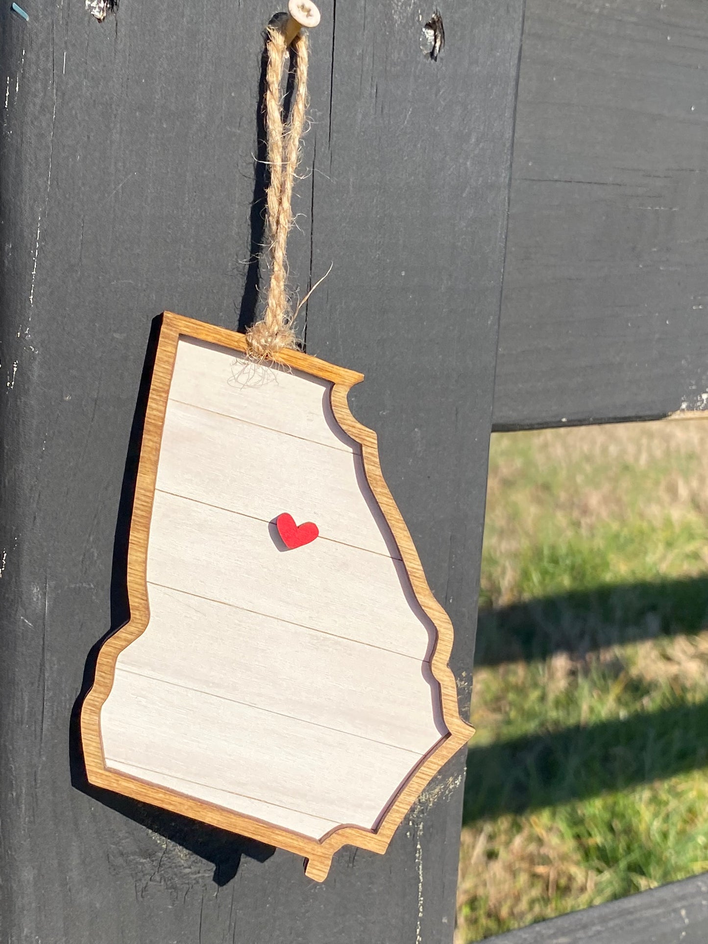 Georgia 'Heart' Ornament