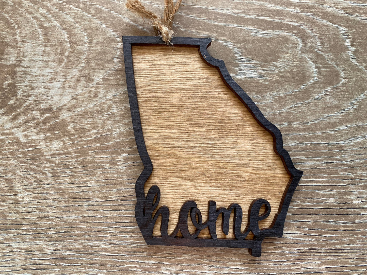 Georgia 'Home' Christmas Ornament
