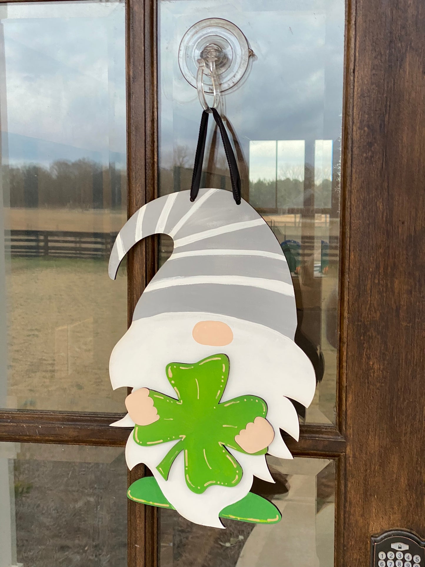 St. Patrick's Day Gnome Door Sign