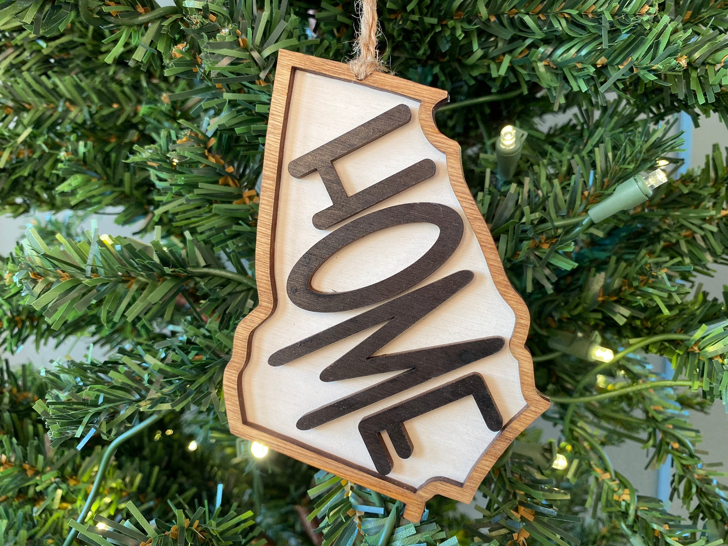 Georgia 'Home' Christmas Ornament