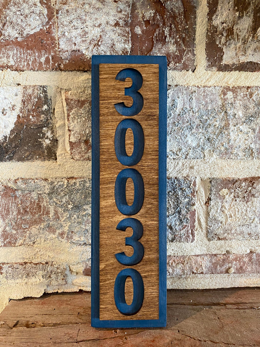 Vertical Zip Code Sign