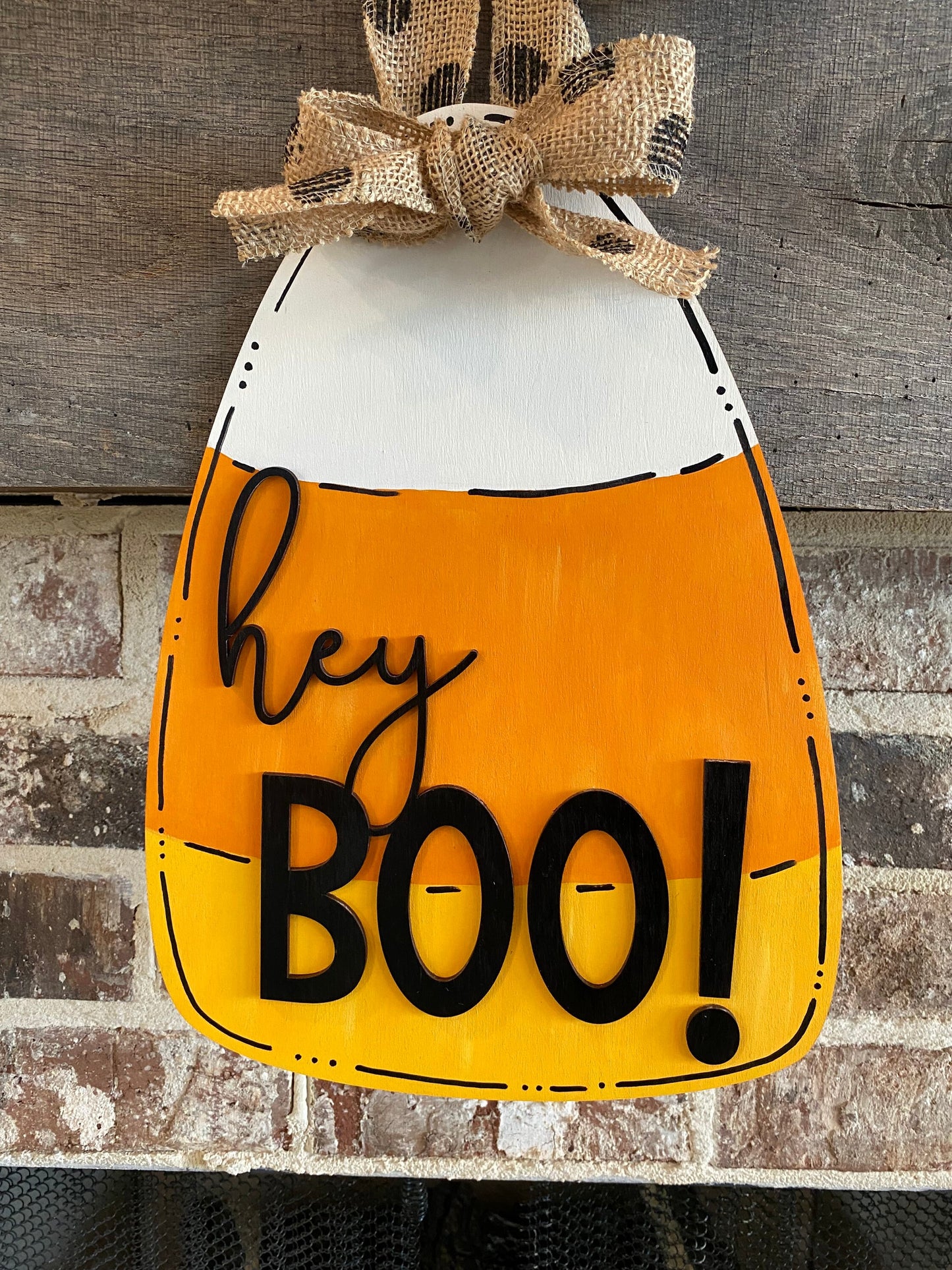 Hey Boo! Halloween candy door sign!
