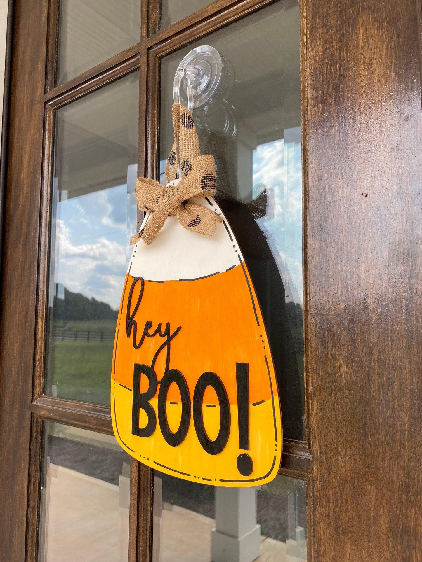 Hey Boo! Halloween candy door sign!