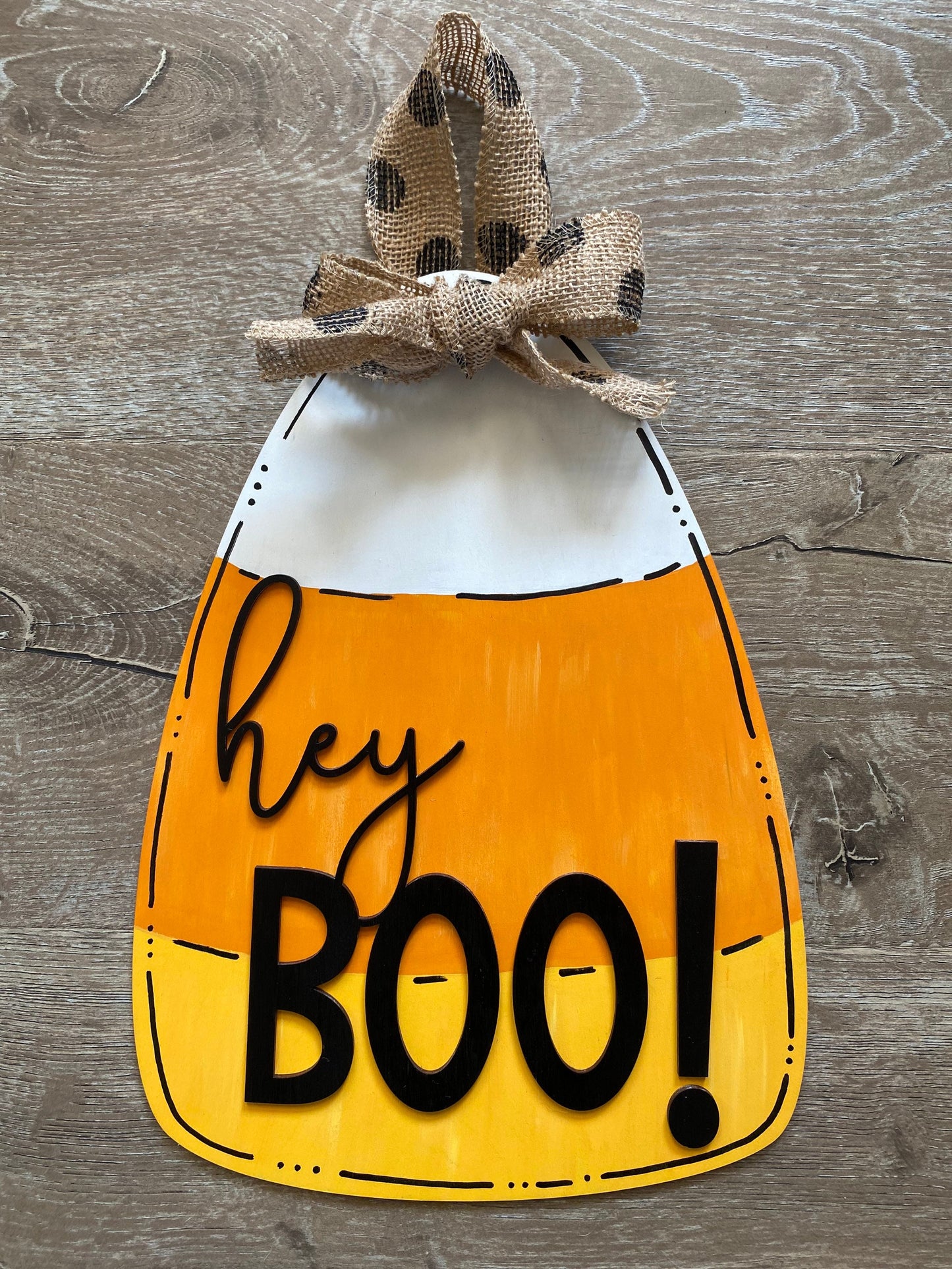 Hey Boo! Halloween candy door sign!