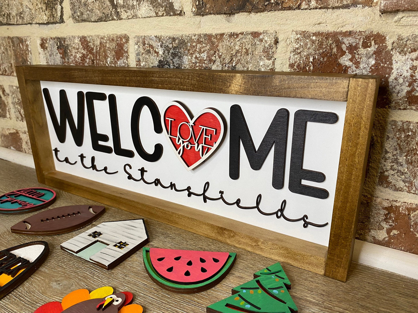 Welcome Interchangeable Sign