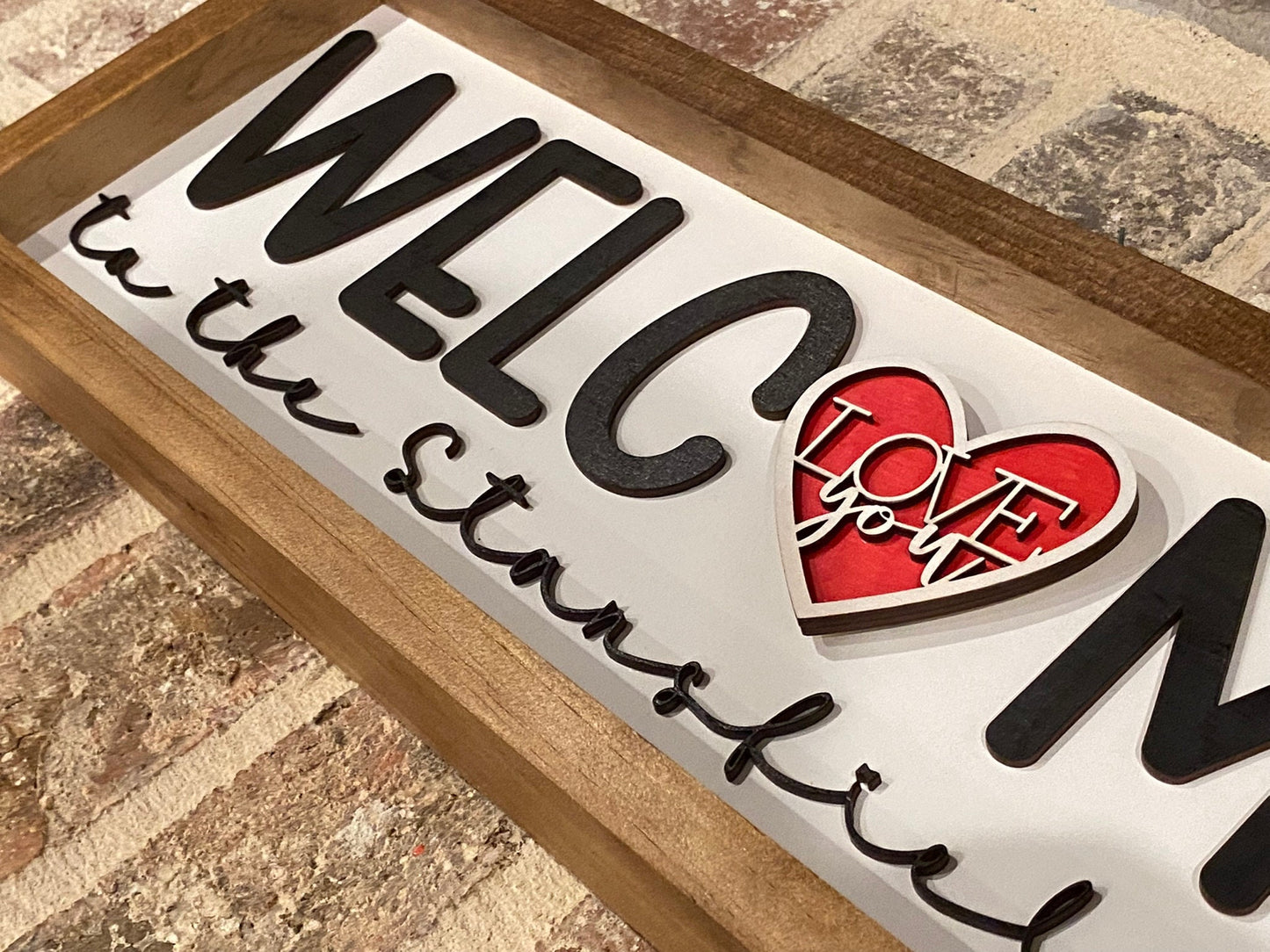 Welcome Interchangeable Sign