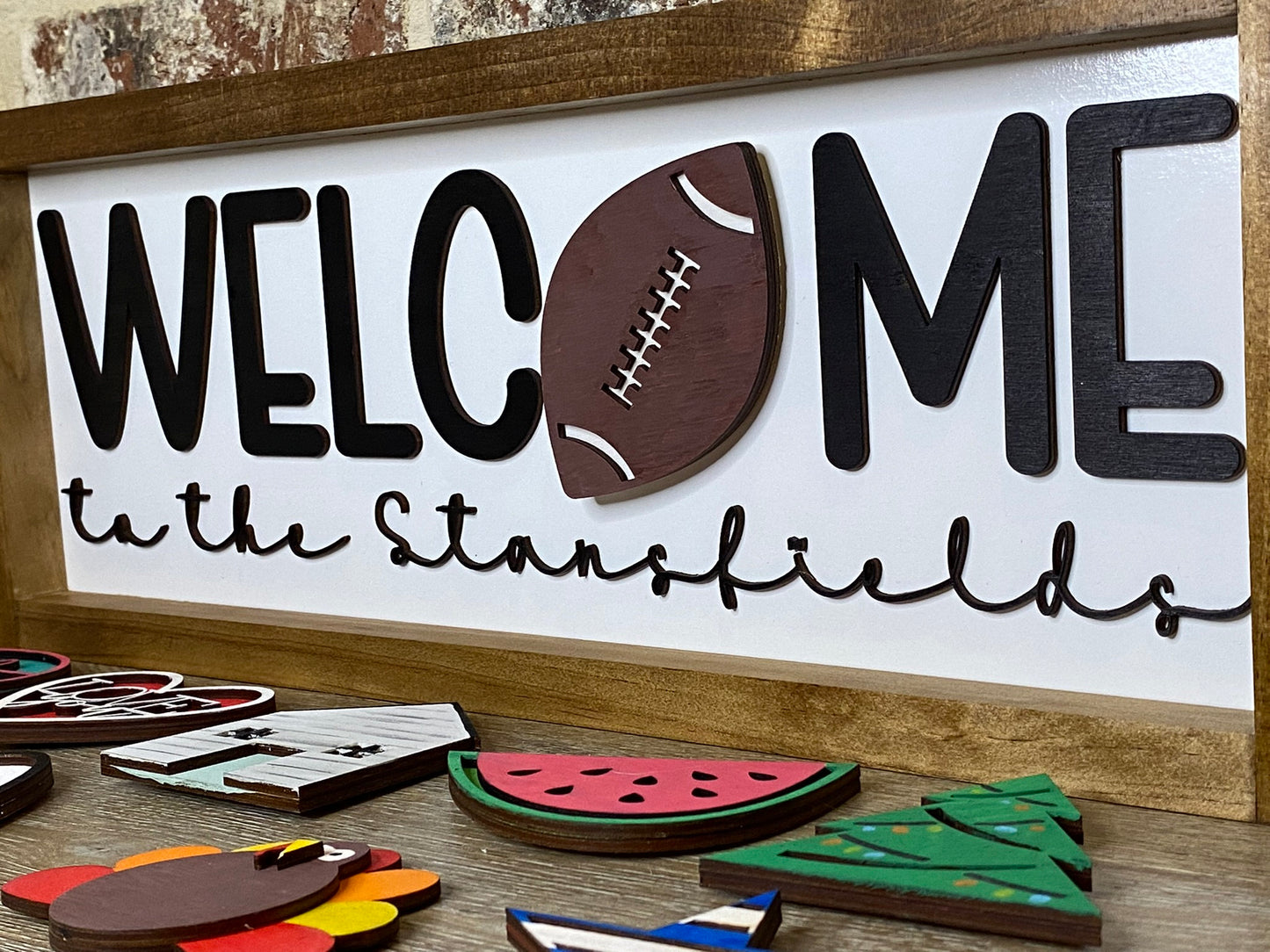 Welcome Interchangeable Sign