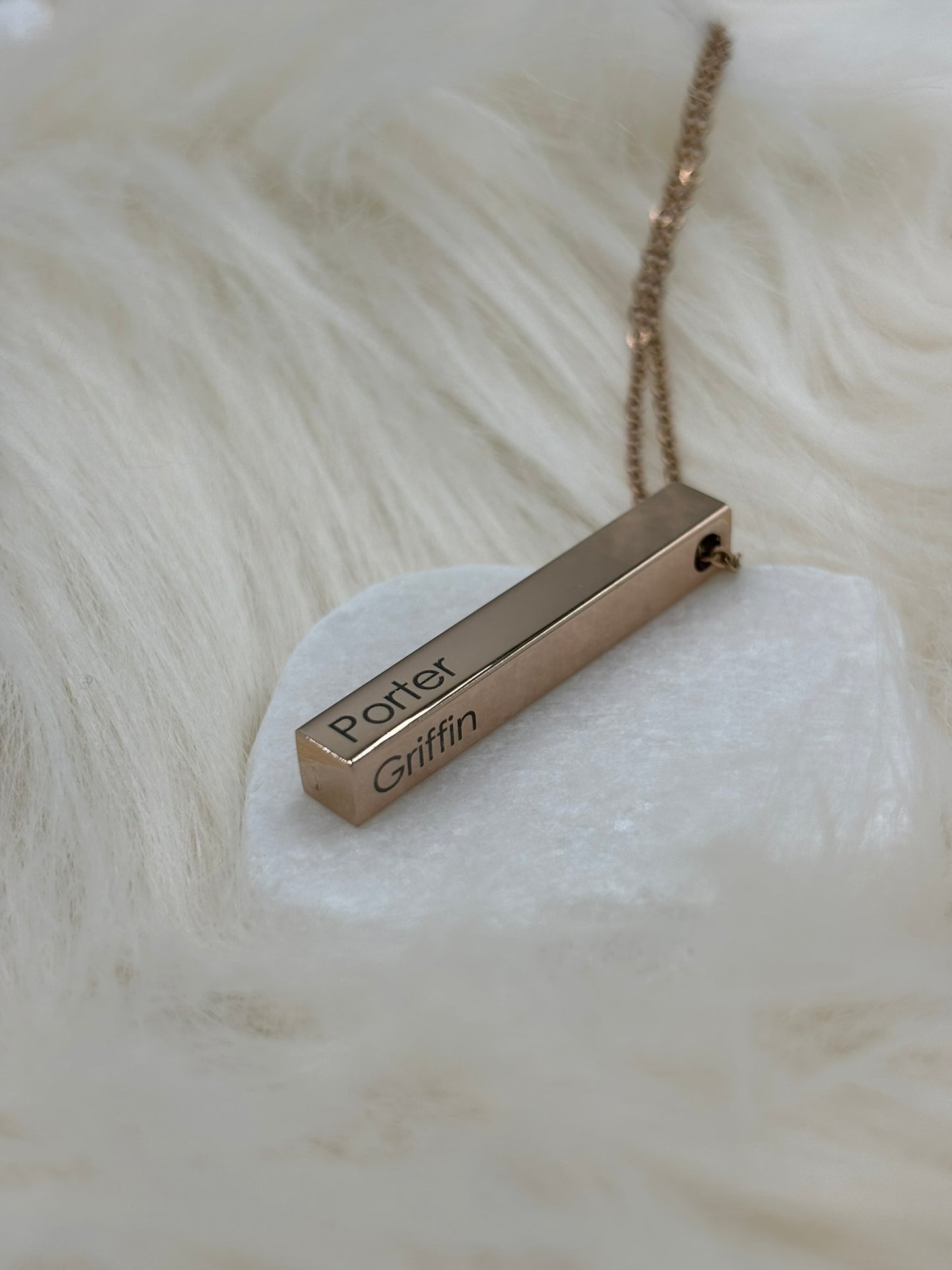 Personalized Bar Necklace