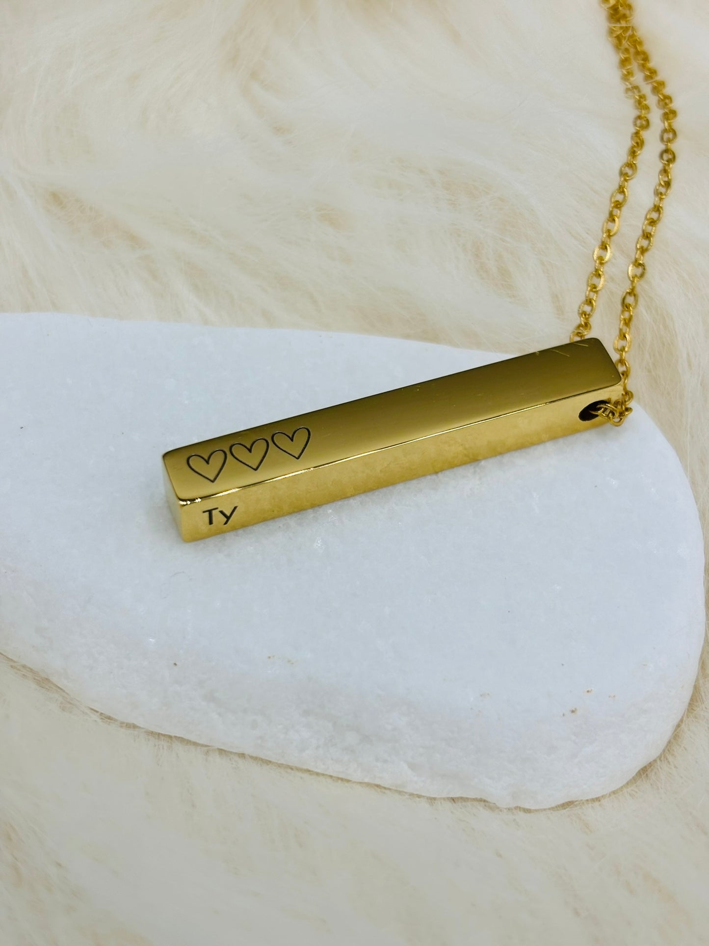 Personalized Bar Necklace