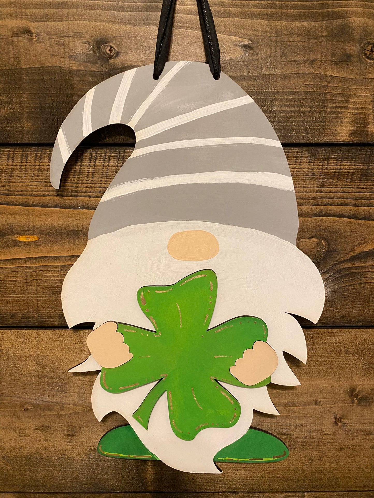 St. Patrick's Day Gnome Door Sign