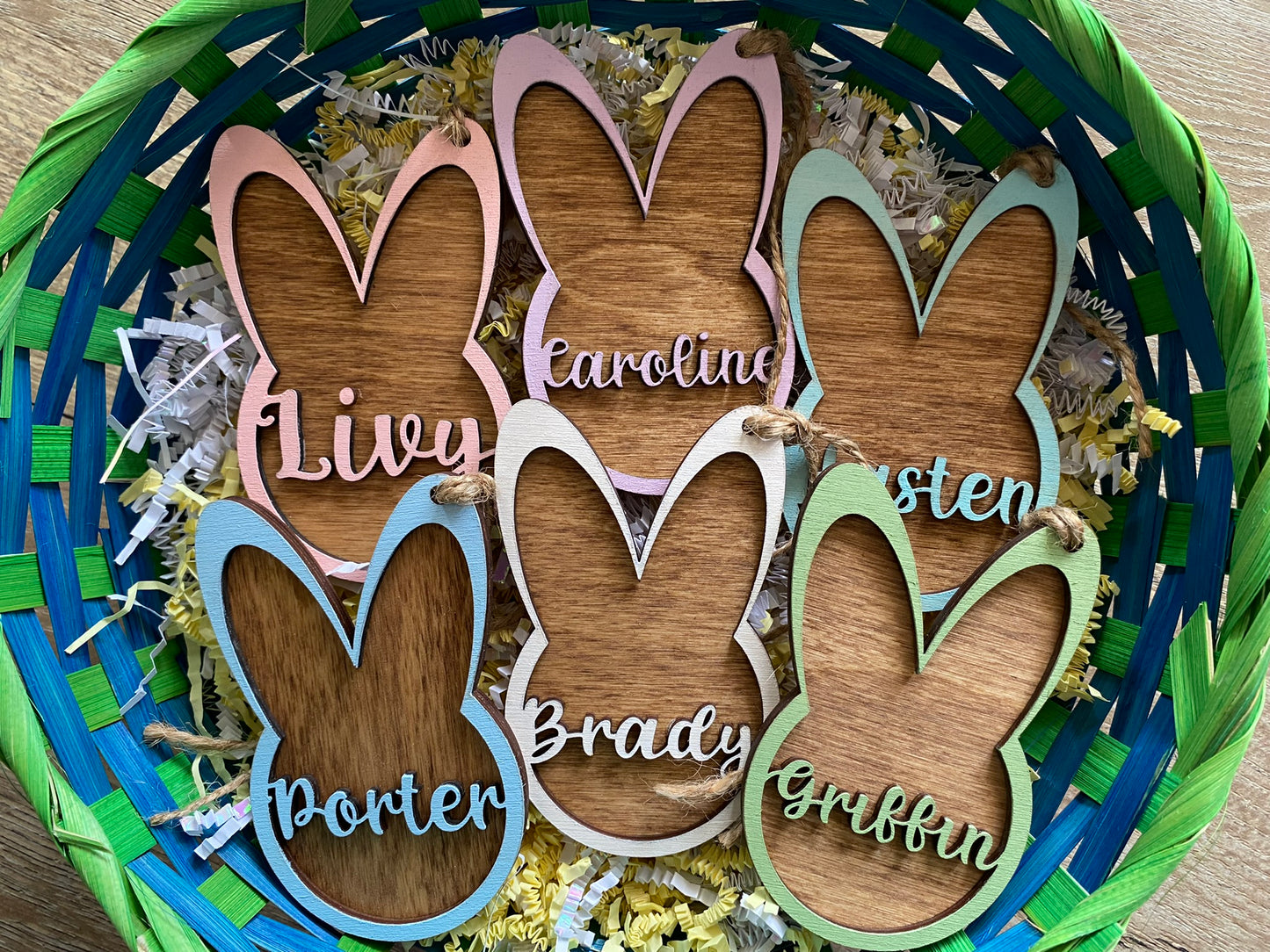 Personalized Easter Basket Tags