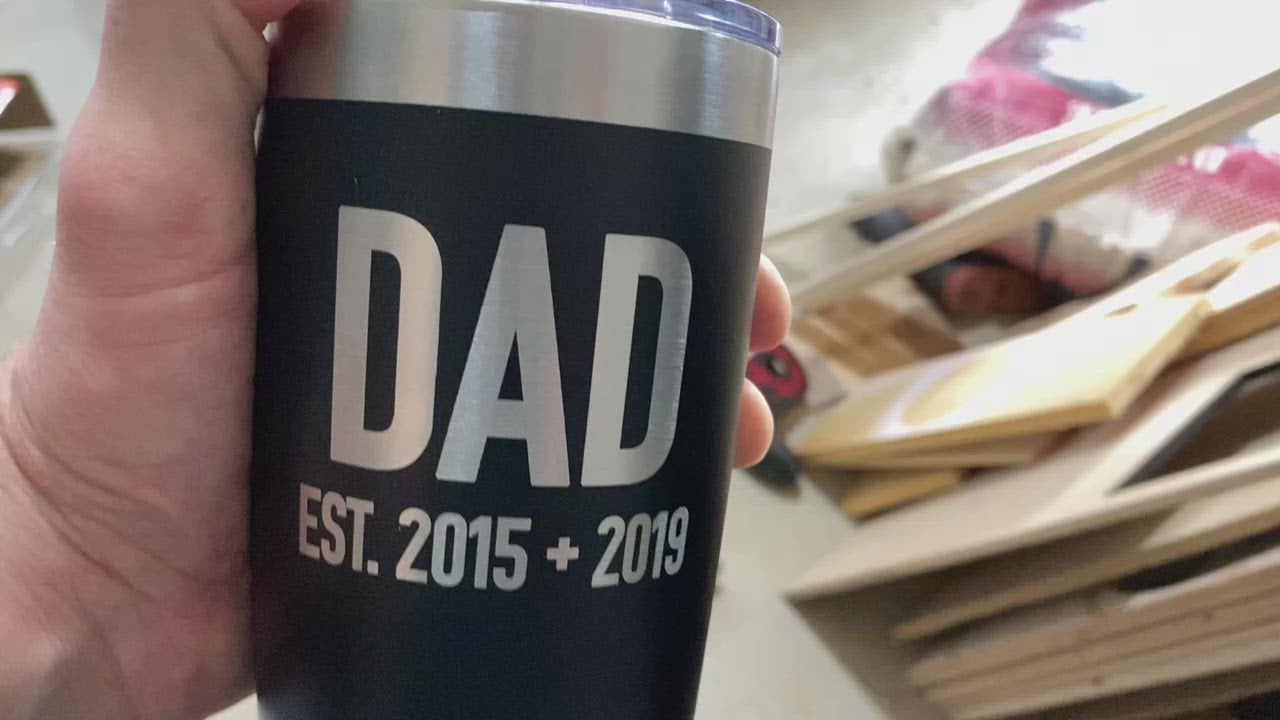 Grilling Dad Engraved YETI Rambler Tumbler Father's Day 